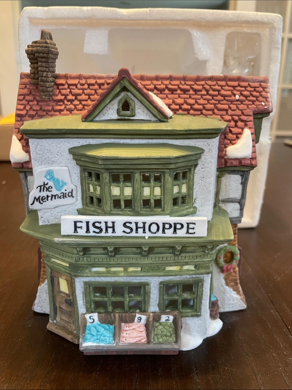 Department 56 Handpainted Dickens Village The Mermaid Fish Shoppe